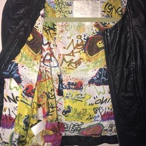 Rachel Roy leather jacket